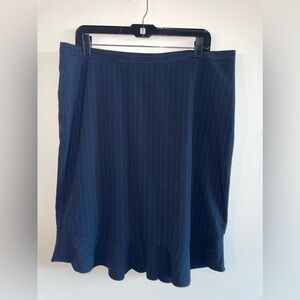 LOFT pinstripe skirt